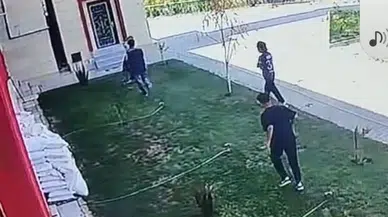 Kütahya'da cami bahçesindeki fıskiyeleri kırdılar : O anlar kamerada