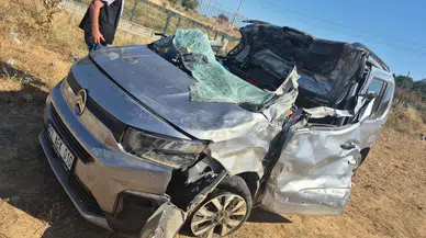 Edirne Keşan'da takla atan otomobilin sürücüsü hayatını kaybetti