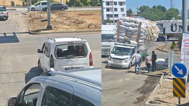 Diyarbakır-Mardin kara yolunda kaza : 2 yaralı