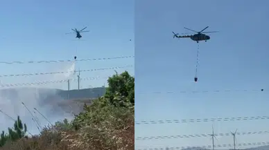 Bursa Karacabey'de tarım arazisinde yangın