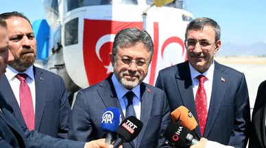 Yangın söndürme helikopteri KKTC’ye teslim edildi