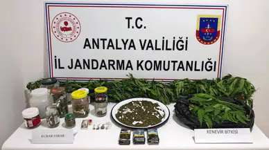 Manavgat'ta jandarmadan uyuşturucu operasyonu : 2 tutuklama