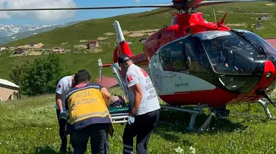 Trabzon’da mantardan zehirlenen 75 yaşındaki kadın helikopterle hastaneye kaldırıldı