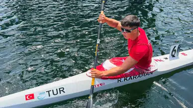 Köyceğizli kanocu Rahmi Kaan Karahan, Dünya Şampiyonası'nda bir ilki başardı