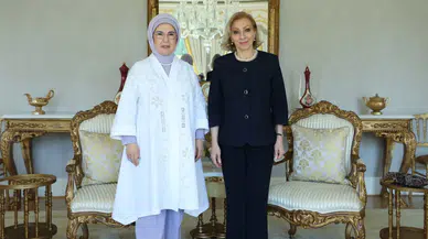 Emine Erdoğan, Lübnan Başbakanı'nın eşi Sahar Selam ile buluştu