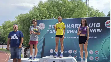 Bilecikli sporcu Ecem Uygun'dan bronz madalya
