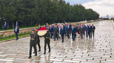 NATO heyeti, Anıtkabir'i ziyaret etti