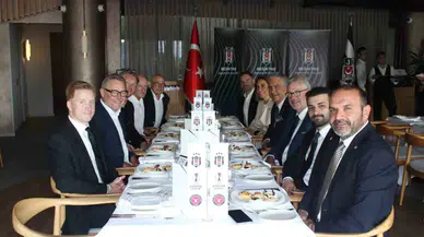Beşiktaş'tan UEFA ve Midtjylland heyetine dostluk yemeği