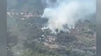 Antalya'da orman yangını : Ekipler havadan ve karadan müdahale ediyor