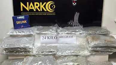 Adana Seyhan'da uyuşturucu operasyonu : 24 kilo madde ele geçirildi