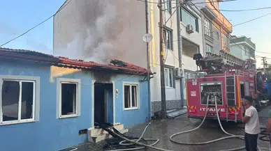 Çanakkale'de işçilerin kaldığı evde yangın : 1 kişi yaralandı