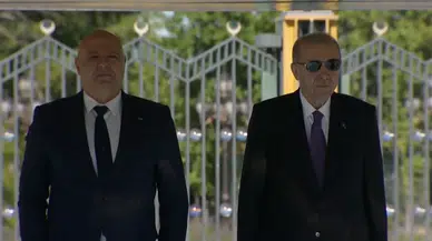 Cumhurbaşkanı Erdoğan, Lübnan Cumhurbaşkanı Joseph Avn’ı karşıladı