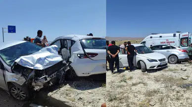 Kayseri Bünyan'da otomobiller çarpıştı : Çok sayıda ölü ve yaralı var