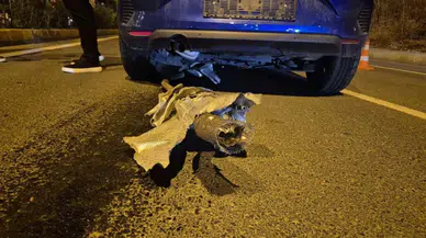 Tekirdağ'da açık rögar kapağı kazaya neden oldu