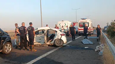 Şanlıurfa'da otomobil ile minibüs çarpıştı : 3 ölü, 7 yaralı