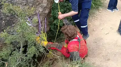 Mağarada ölen definecinin cenazesi 4 gündür çıkarılamıyor