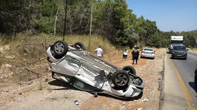 Muğla'da otomobiller çarpıştı : 2 yaralı