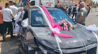 Malatya'da düğün konvoyunda zincirleme kaza