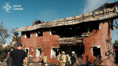 Kiev'e düzenlenen saldırıda ölü sayısı 13'e yükseldi