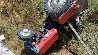 Tokat'ta otomobil ile traktör çarpıştı : 1 kişi hayatını kaybetti