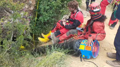Çorum'da define için girdiği mağarada kayboldu : Arama çalışmaları ikinci gününde