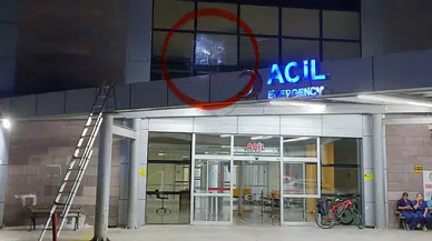 Samsun'da hastaneye kurşun isabet etti : Şüpheli silahıyla yakalandı