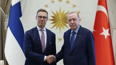 Cumhurbaşkanı Erdoğan, Finlandiya Cumhurbaşkanı Stubb ile görüştü