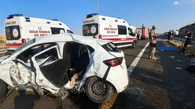 Şanlıurfa'da feci kaza : 2 ölü, 9 yaralı