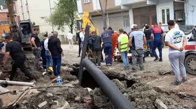 Ordu'da altyapı çalışmasında göçük  : 2 işçi yaralandı