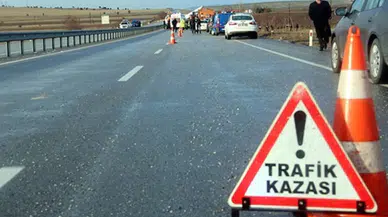 Çankırı'da zincirleme trafik kazası : 4 yaralı