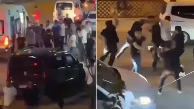 Alacak kavgası kamerada: 3 yaralı, 11 gözaltı