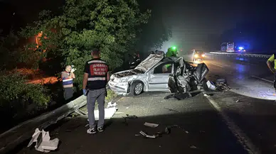 Anadolu Otoyolu'nda kaza