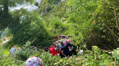 Giresun'da trafik kazası: 2 ölü, 3 yaralı