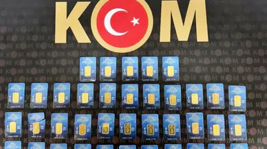 Niğde'de 38 adet sahte altın ele geçirildi