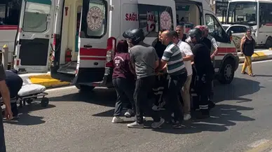 Edirne'de minibüs ile motosiklet çarpıştı : Sürücü yaralandı