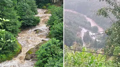 Giresun’da anne ve 2 kızı sel sularına kapıldı