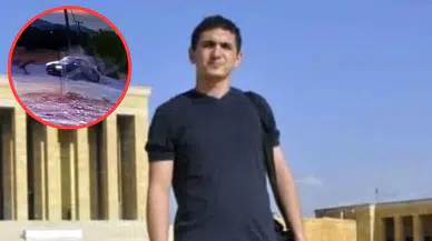Motosiklet sürücüsünün hayatını kaybettiği kazanın görüntüleri ortaya çıktı