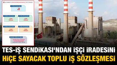 TES-İŞ Sendikası'ndan işçi iradesini hiçe sayacak toplu iş sözleşmesi