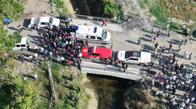 Bafra'da düğün dönüşü kanala düşen otomobildeki gencin cesedi bulundu