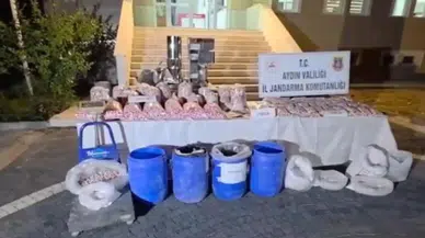 Aydın'da uyuşturucu imalathanesine baskın