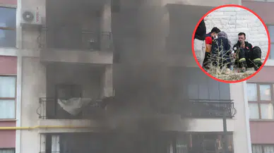 Yangında 12 kişi dumandan etkilendi, 16 kişi kurtarıldı