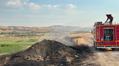 Çankırı arazi yangını : Ekipler tarafından söndürüldü