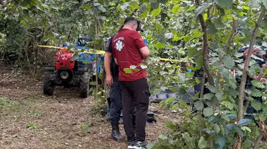 Ordu'da fındık bahçesinde pat pat devrildi : Sürücü hayatını kaybetti