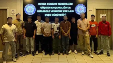 Bursa'da göçmen kaçakçılığı operasyonu : 11 kişi yakalandı