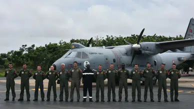 Mehmetçik Senegal'de görevde ! Türk ve Senegalli personelden ortak keşif uçuşu