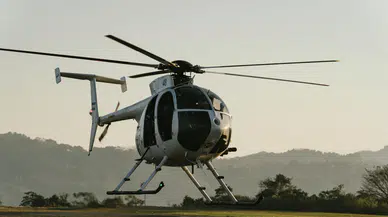 Kaynar suyla yanan bebek Ankara'ya helikopter ambulansla sevk edildi