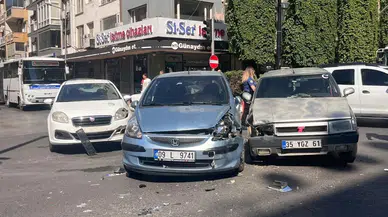 Aydın’da zincirleme kaza : 3 araç birbirine girdi