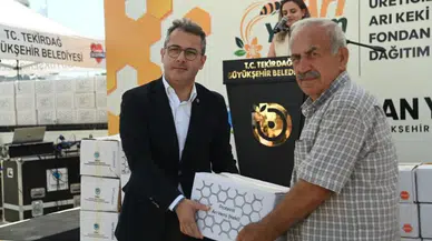 Tekirdağ'da arı yetiştiricelerine destek : 780 üreticiye yem verildi