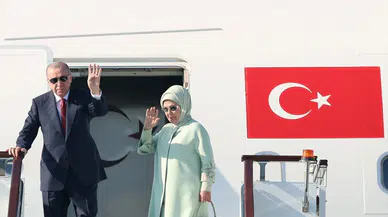 Cumhurbaşkanı Erdoğan, Şanghay İşbirliği Teşkilatı Zirvesi için Bişkek'e gitti