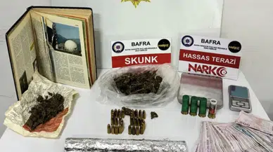 Samsun'da 4 ilçede uyuşturucu operasyonu : 7 şüpheli tutuklandı